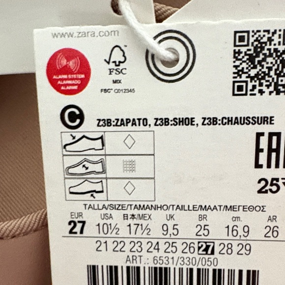 Zara Kids Blush Pink Dress Shoes - Picture 5 of 5